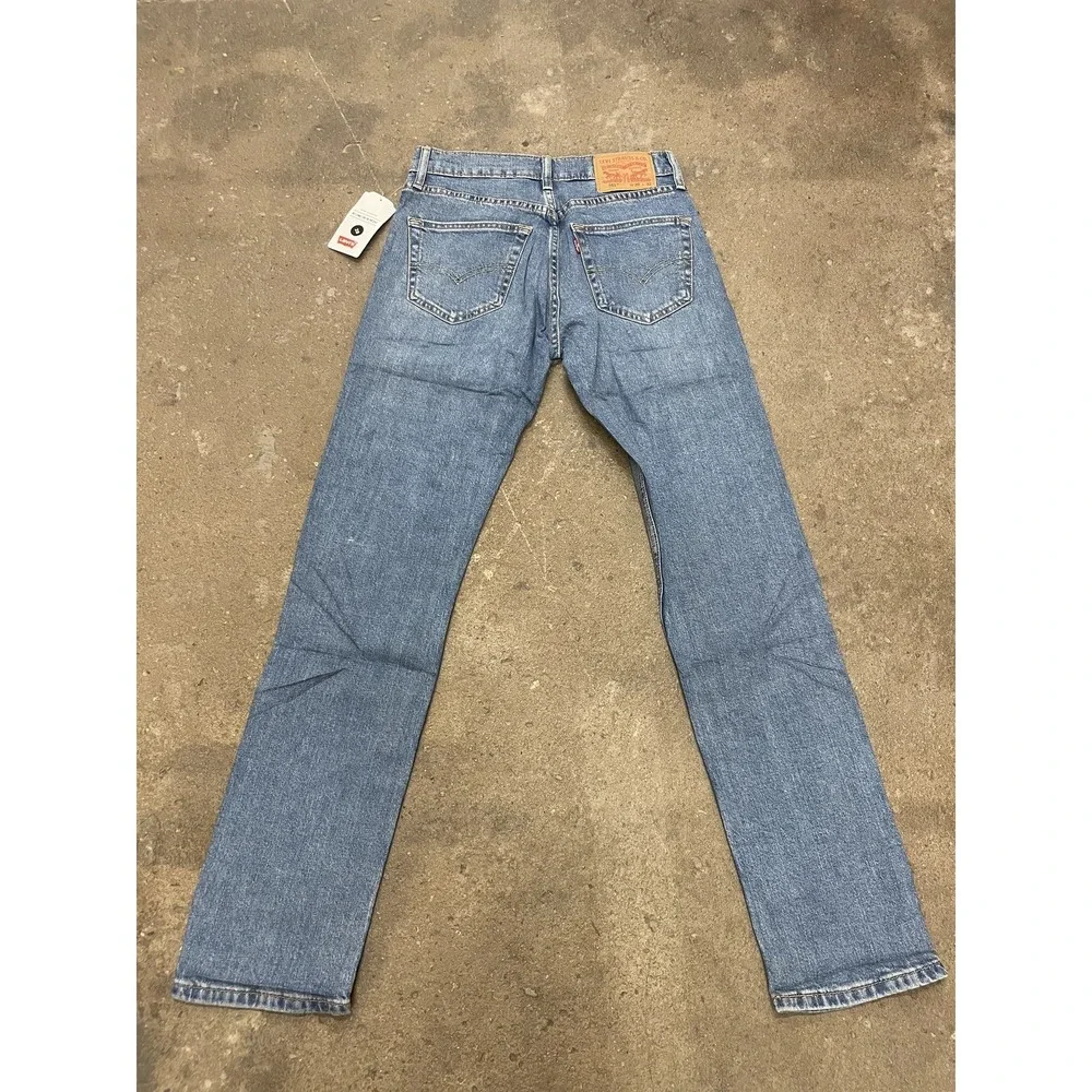 NWT LEVI'S 511 Flex Light Blue Stretch Slim Fit‎ Denim Men's Jeans 28W x 32L
